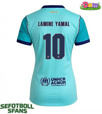 Barcelona Lamine Yamal #10 Tredje Tröja Kvinnor 2026-27 Kortärmad